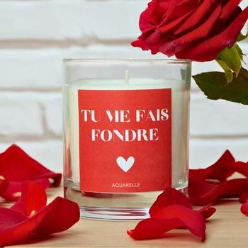 Bougie 'Tu me fais fondre'